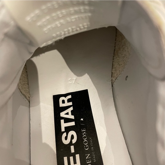Golden Goose Women’s Purestar Sneakers in White - Picture 8 of 10